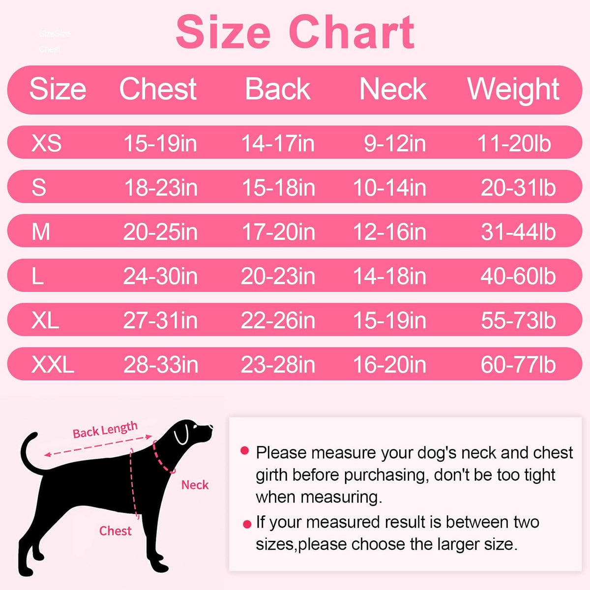 Coppthinktu dog onesie for surgery, female, with pee pad interlayer, sizes XS to XXL - view 3