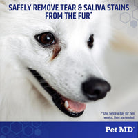 Pet MD Finger Wipes, Tear Stain Remover for Dogs & Cats - image 3