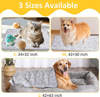 41" x 30" Dog Blankets for Medium Dogs, Cat - 41" x 30" / Grey / 2 - image 3