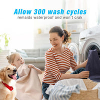Dog Bed Covers Replacement Washable 100% Waterproof Dog Bed Sheets - Blue-36 x 27 inch - image 3