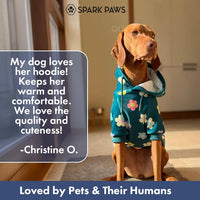 Spark Paws Dog Hoodie, Buttery-Soft Sweater Sweatshirt - Daisy / X-Large - image 4