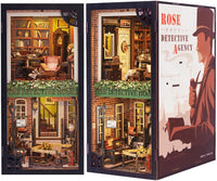 Cutefun Book Nook Kit for Adults - Rose Detective Agency