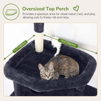 Globlazer Cat Tree for Large Adult Cats - XL / Dark Grey - image 2