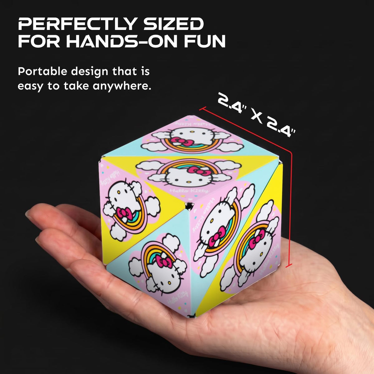 Shashibo Star Trek Magnetic Puzzle Cube - Rainbow / Hello Kitty - image 3