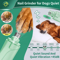 2-in-1 Cat & Dog Nail Clippers with Grinder and Dual LED Lights – Essentials for Dogs - Green 2 - image 3
