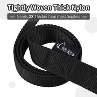 Hi Kiss Dog/Puppy Obedience Recall Training Agility Lead - 100 Feet / T1:Large Dog Thicken black - image 2