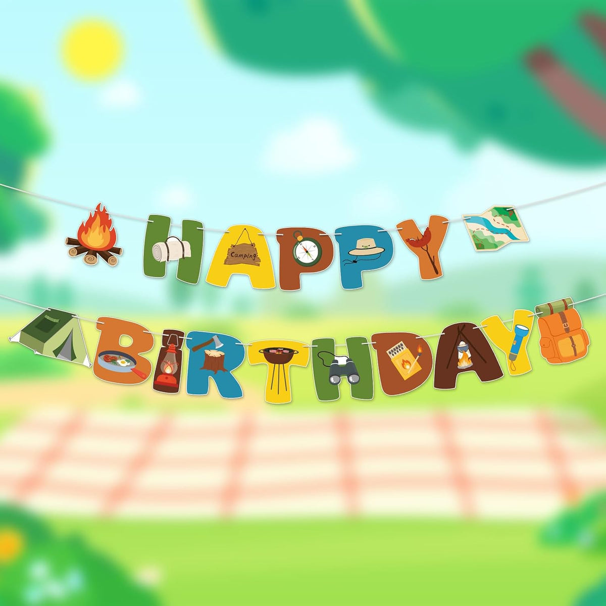 Hxezoc fire truck happy birthday banner with 14 paper flags and 2 fire engine flags - view 36