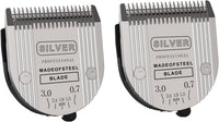 3Pcs 5-in-1 Adjustable Pet Clipper Blades - Black-2