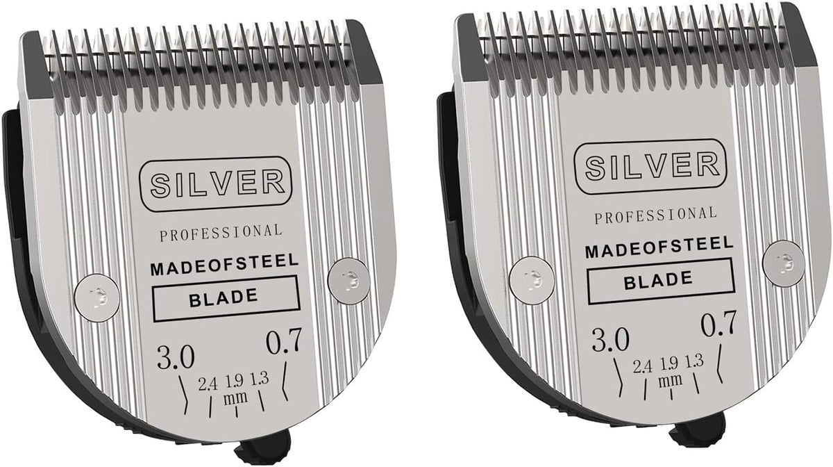 3Pcs 5-in-1 Adjustable Pet Clipper Blades - Black-2