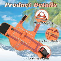 EMUST Dog Life Vest for Swimming - Large / New Orange - image 3