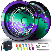 MAGICYOYO V12 Finger Spin Yoyo - Blue Green Purple