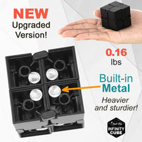 Infinity Cube Fidget Toys for Kids - Black / 1.5 x 1.5 Inches - image 3