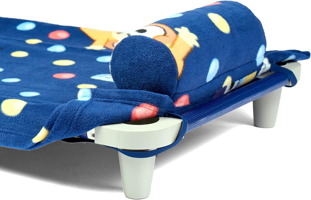 ROLLEE POLLEE Nap Sac Roll Up Napping Blanket with Attached Pillow - Hooray Bluey - image 3