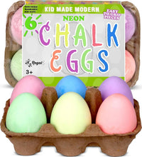 Kid Made Modern Sidewalk Chalk Set for Kids, Washable - Neon