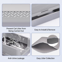 Henkelion Stainless Steel Cat Litter Box with Lid - S - image 4
