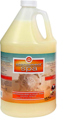 Best Shot Pet Scentament Spa Seasonal Facial & Body Wash - Exotic Island / 128 Fl Oz