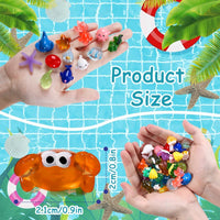 DIYDEC 60PCS Luminous Mini Resin Animals 60 Styles Miniatures Glow - 36pcs Mini Ocean - image 2