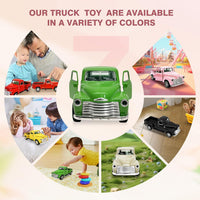 Little Blue Truck Toy,1:32 Pull Back Cars Toy for Kids Boys Girls – Fun for Kids & Family - Green - image 4
