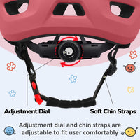 OUWOER toddler and kids bike helmet with vents and adjustable dial - view 15