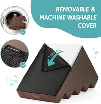 Dog Stairs for Small Dogs, 5 Tier Wider Pet Stairs for High Beds, 23.6" H Non-Slip Dog Steps for Old Cats, Puppies, Small Medium Dogs, 29.5x19.7x23.6 inch, Brown