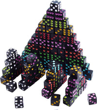 AUSTOR 100 Pcs 6 Sided Game Dice Set - 100 Pieces Square D - image 3