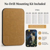 Cat Wall Scratcher, Art Cat Scratching Board for Indoor Cats – Essentials for Cats - Starry Cat - image 4