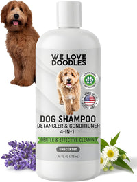 Puppy Shampoo and Conditioner, Tearless Puppy Wash - Dog Shampoo - Unscented