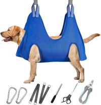 Ateson Pet Grooming Hammock - XXXL for Large Giant Dogs 110-150LB / Blue