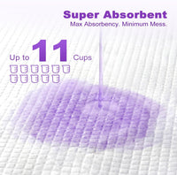 MIZOK Dog Pee Pads Wee Wee Pads Lavender Odor Control XXL 30x36in – Essentials for Dogs - Jumbo 36"x36“ 30 Counts - image 4