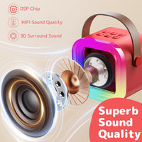 Karaoke Machine for Kids Adults - Red - image 4