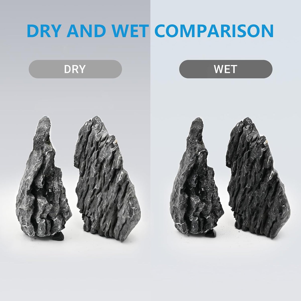 KINGRUI Natural Seiryu Rock Stone 11lb Dragon Stone for Aquarium - 11lb(3-6inch) - image 3