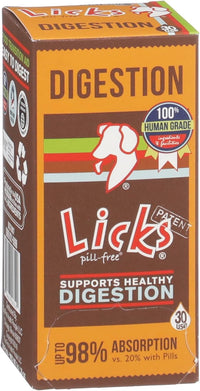 Dog Digestion - Dog Gut Health and Gas Relief - Bloating Relief and Digestion Supplement for Dogs - Dog Health Supplies - Gel Packets - 30 Use
