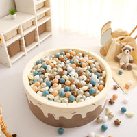 GOGOSO star, heart and moon ball pit balls in a pastel color mix with storage bag - view 27