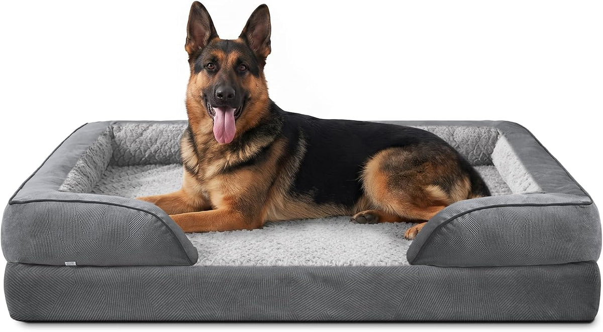 Orthopedic Dog Beds Large Sized - Grey / XXL (48"x 35"x 8")