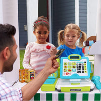 FS Toy Cash Register for kids Scanner - Blue&white - image 4