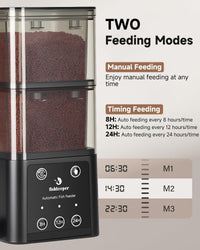 fishkeeper Automatic Fish Feeder for Aquarium, 8H/10H/24H Timer - 520ML - image 3