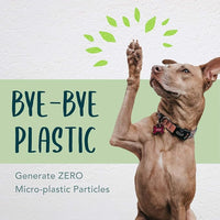 Dog Poop Bag with Holder, Compostable Dog Bags for Poop, Vegetable-Based Doggy Poop Bags, Eco-Friendly, Unscented, Extra Thick and Leak Proof, 120 Counts, 10 Rolls, 9 x 13 Inches
