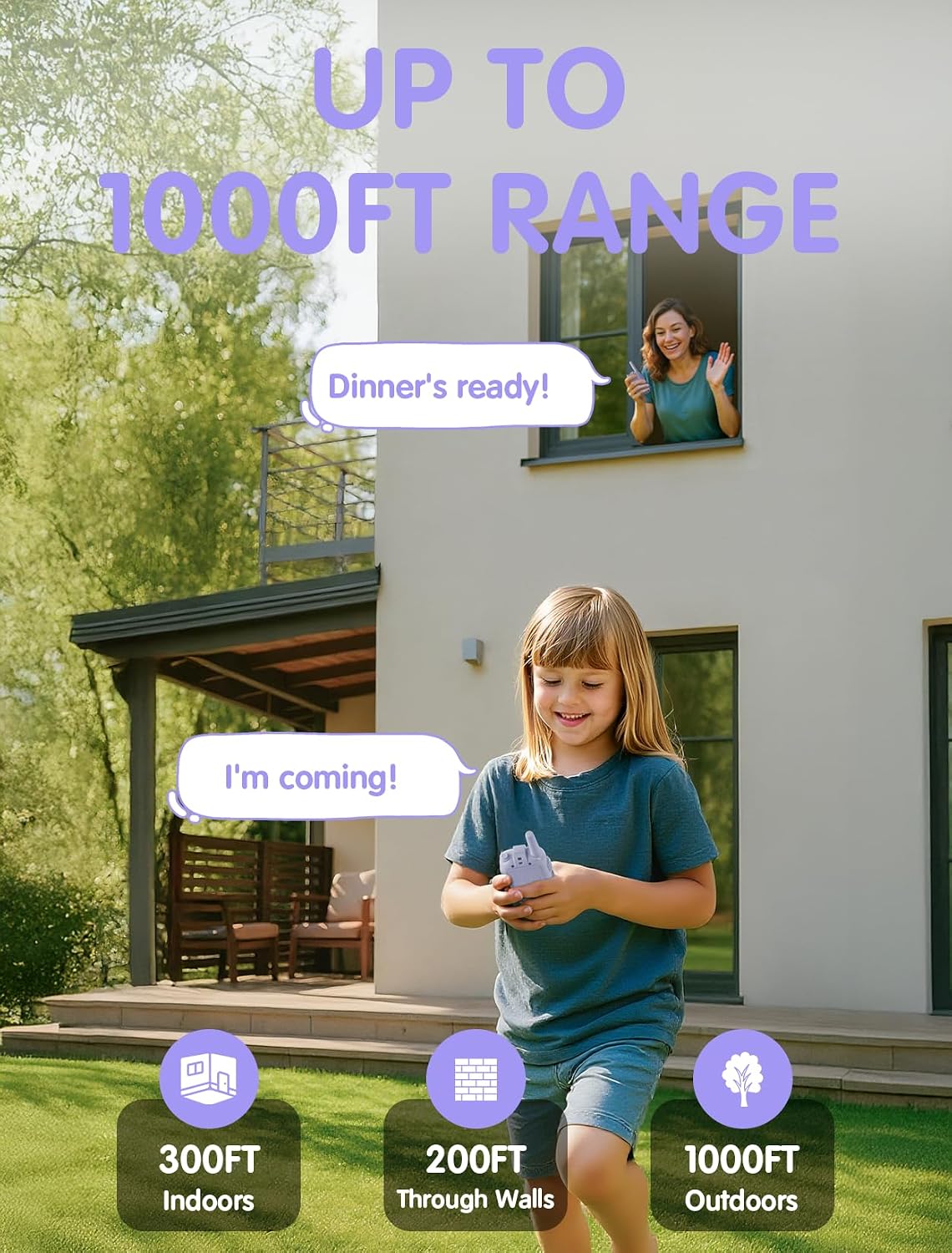 Video Walkie Talkies for Kids - Purple-Purple - image 3