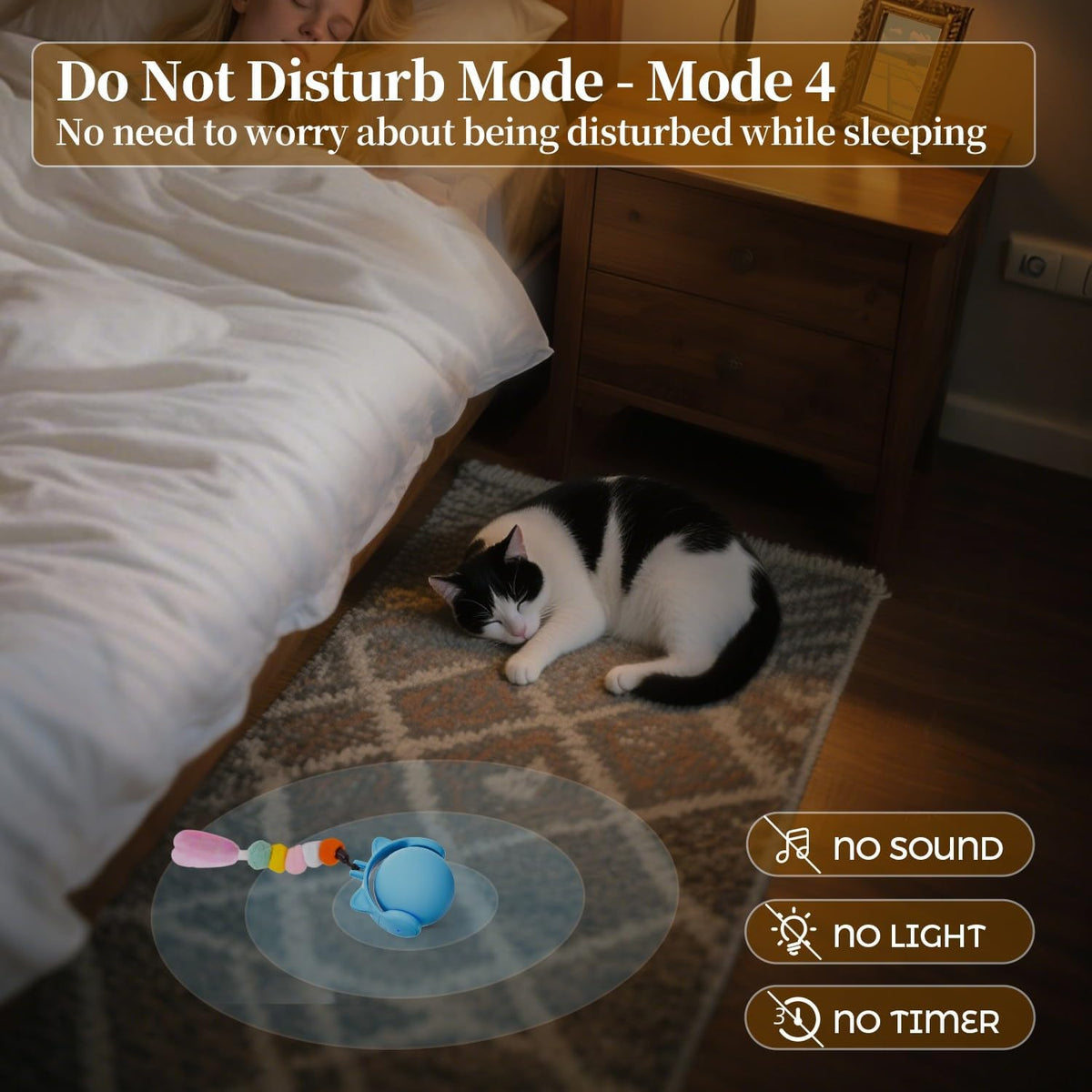 ORSDA Cat Toys for Indoor Cats - Blue - image 4