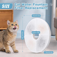 12 Pack Cat Water Fountain Filter Replacement Compatible with Catit - 8 pack - image 2