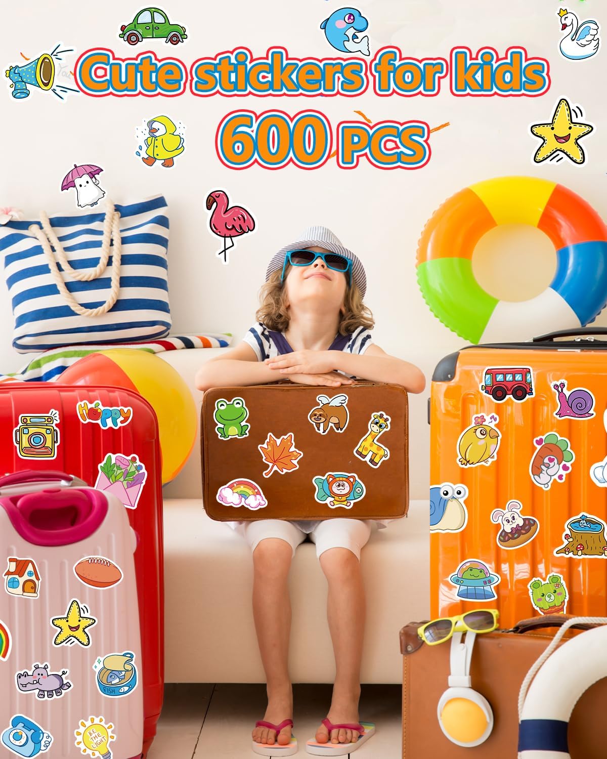 Apakkai 600 Pcs Cute Stickers for Kids - Kids Stickers - image 2