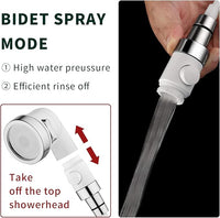 ZCONIEY Sink Faucet Sprayer Attachment, Shower Head Attaches To Tub Faucet, Dog Bathing Hose Shower Set for Laundry Bathroom Kitchen