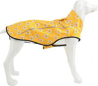Mile High Life Dog Raincoat - S Chest 22"-25" / Yellow Sun