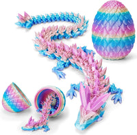TBOLINE 12" 3D Printed Dragon Egg - Random Rainbow