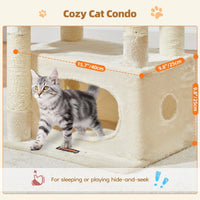 Taoqimiao Cat Tree, Suitable for Kittens - Beige / 38.5 Inches - image 3