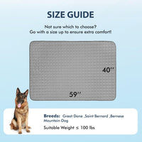 MICROCOSMOS Summer Cooling Mat & Sleeping Pad - 59" x 40" / Dark Grey - image 3