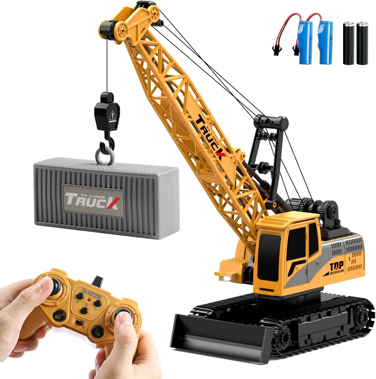 Dwi Dowellin Rc Bulldozer Toys for Boys - crawler crane