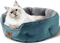 Small Dog Bed for Small Dogs, Cat Beds for Indoor Cats - Medium (Pack of 1) / Teal - image 2