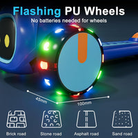 Unbreakable & Never Fall Down 2-in-1 Scooters Kids 3 Wheel Kick - Light blue - image 4