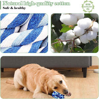 Pet Chew Toy, Knots Weave Cotton Rope - 6 Pack - image 4